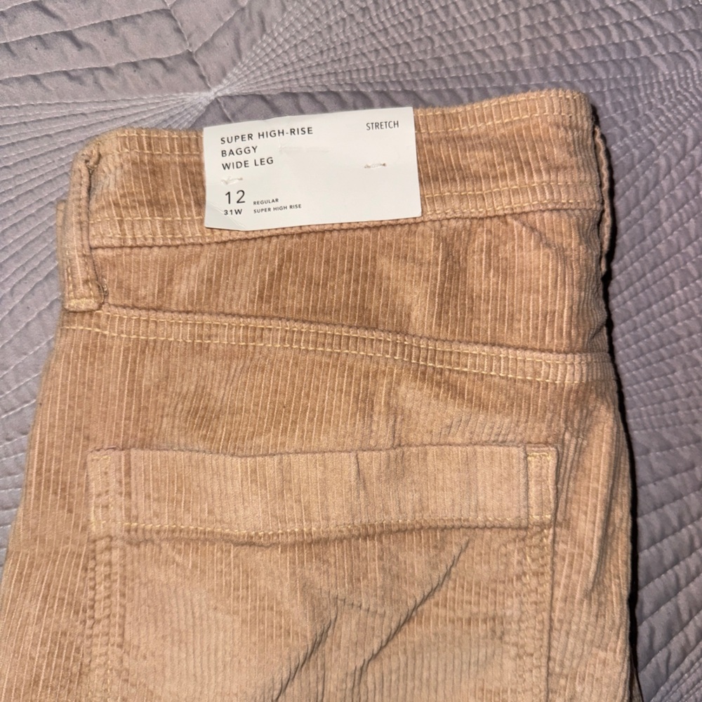 Tan Corduroy Pants - Picture 3 of 6